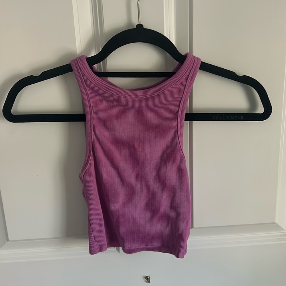 Zara Fuschia Cropped Tank